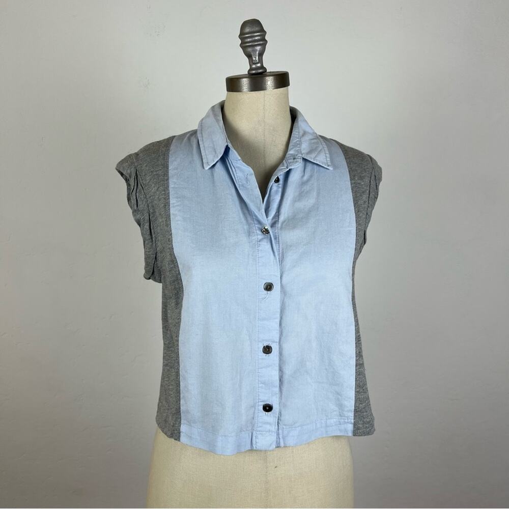 T Alexander Wang Chambray Button Down Shirt - Picture 1 of 7